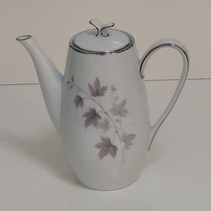 Noritake Harwood 6312 China Coffee Pot & Lid Vintage Japanese China 1960's